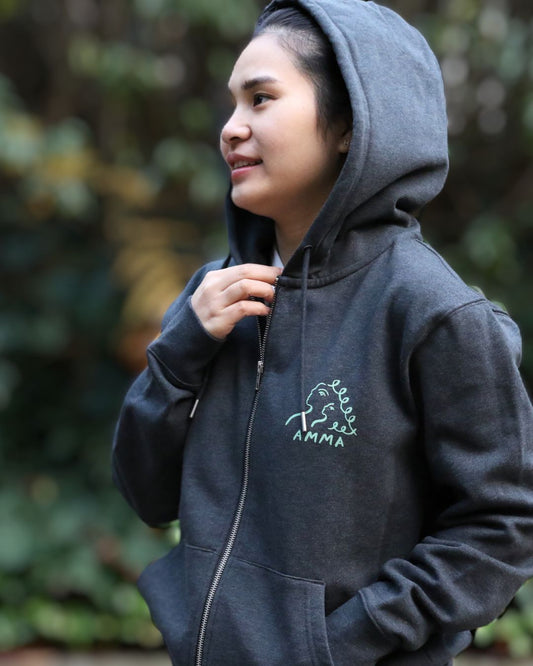 Alice Dansey-Wright Zip-Up Hoodie_model_2