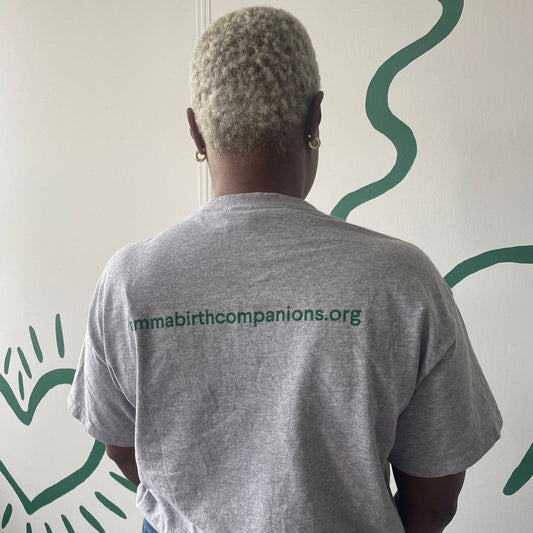 Amma Logo T-shirt grey/green