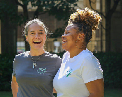 Amma x Alice Dansey-Wright T-shirt - gray/mint