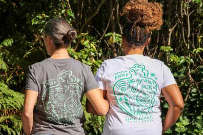 Amma x Alice Dansey-Wright T-shirt - white/green