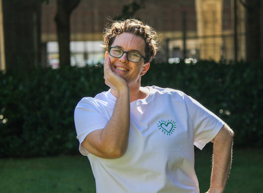 Amma x Alice Dansey-Wright T-shirt - white/green