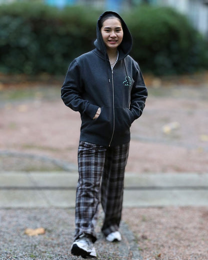 Alice Dansey-Wright Zip-Up Hoodie_model_4