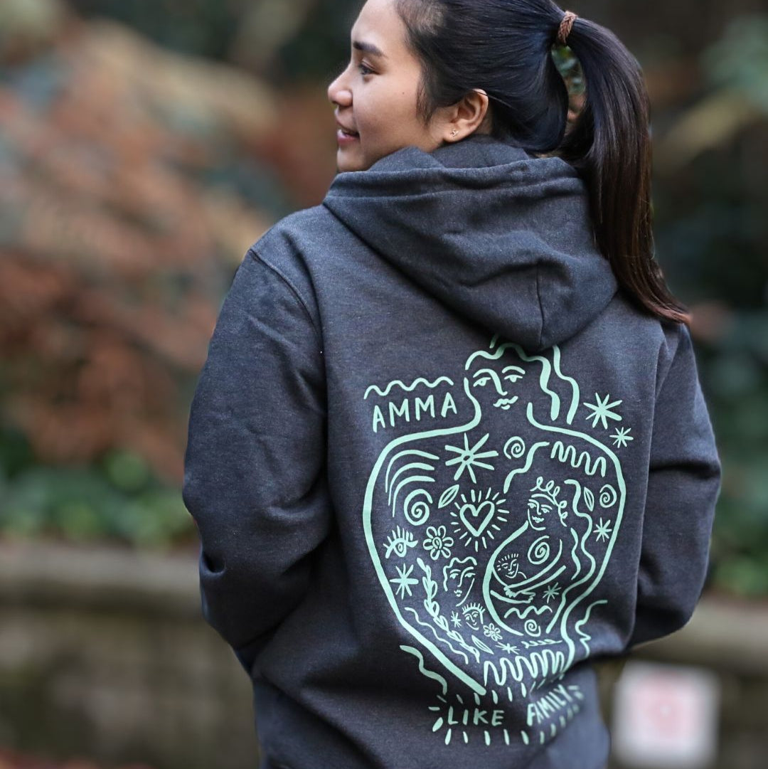 Alice Dansey-Wright Zip-Up Hoodie_model_1