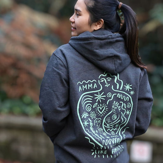 Alice Dansey-Wright Zip-Up Hoodie_model_1