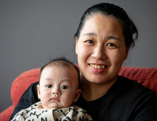 A set of essential baby products for a new parent